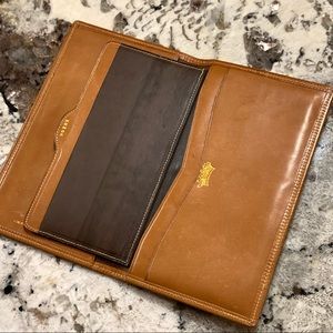 Vintage California Saddle Leather Wallet/Checkbook Cover